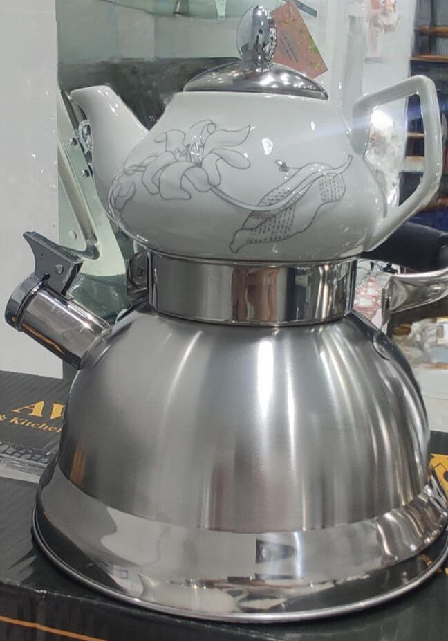 کتری قوری طرح گل کد 101